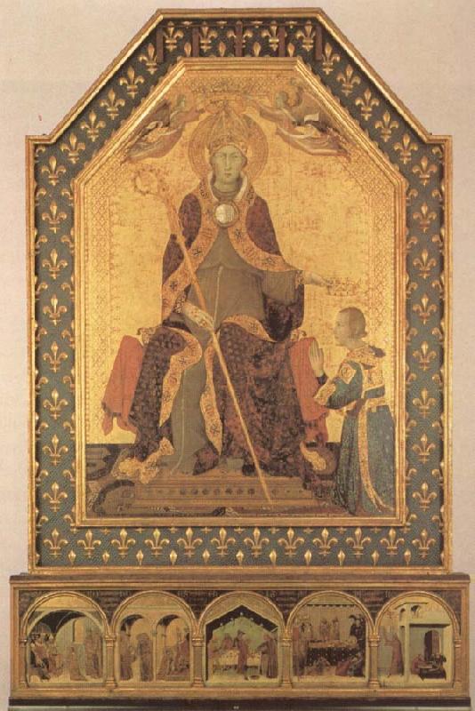 Simone Martini Lodewijk of Toulouse Crowns Robert of Anjou, King of Napels